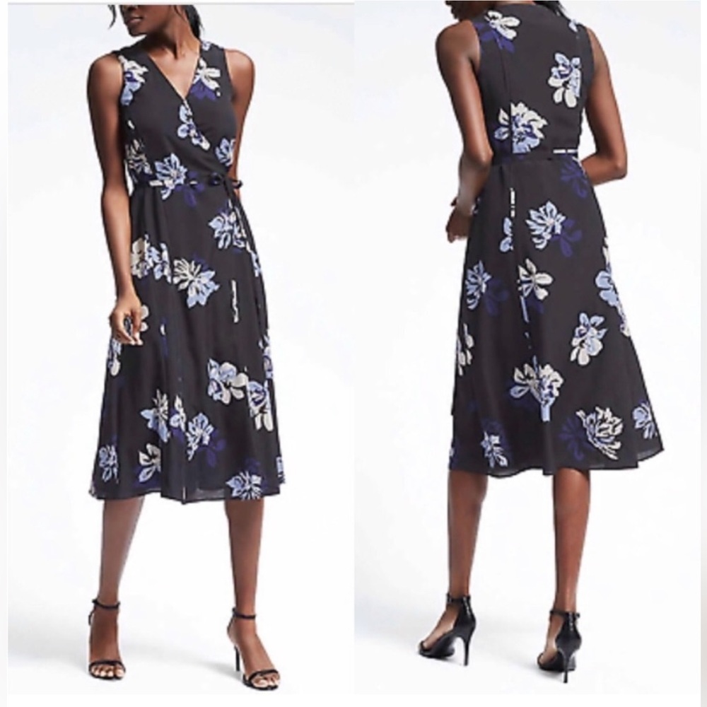 Banana Republic Sleeveless Wrap Dress